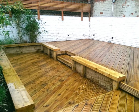 Pub Garden Decking